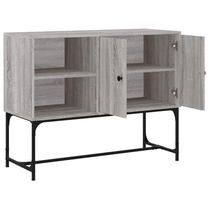 Sideboard Grau Sonoma 100x40x79,5 cm Holzwerkstoff