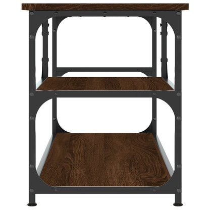 TV-Schrank Braun Eichen-Optik 103x38x46,5cm Holzwerkstoff Stahl