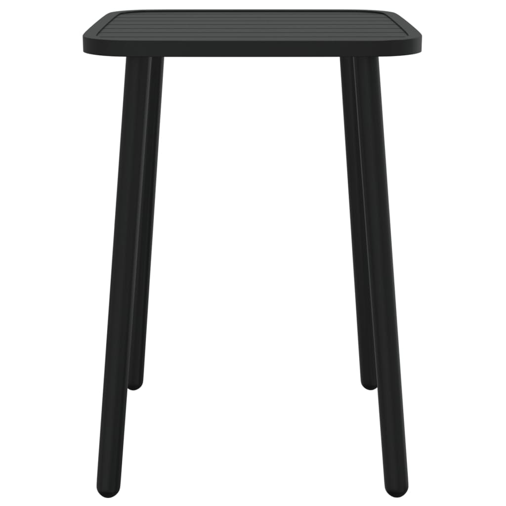 Gartentisch Anthrazit 50x50x71 cm Stahl