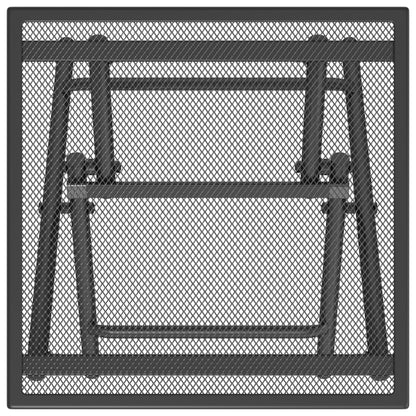 Gartentisch Klappbar Anthrazit 38x38x38 cm Stahlgitter