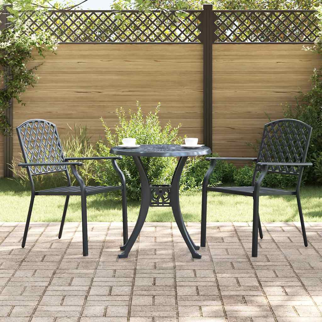 Stuhl 2 pcs Anthrazit 56 x 65 x 89cm Stahl