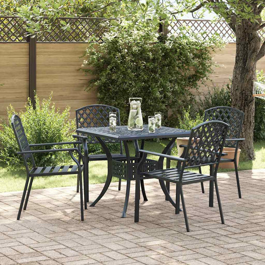 Stuhl 4 pcs Anthrazit 56 x 65 x 89cm Stahl