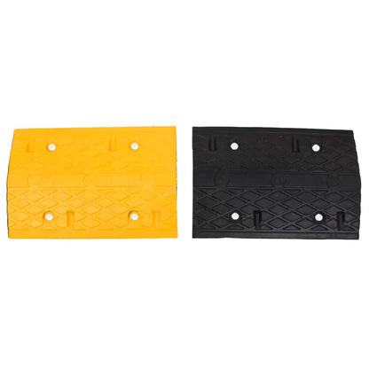 Bodenschwelle Gelb & Schwarz 517x32,5x4 cm Gummi