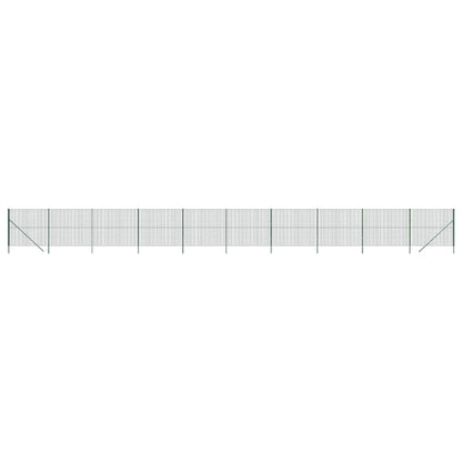 Maschendrahtzaun Grün 2x25 m Verzinkter Stahl
