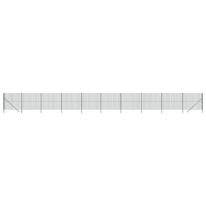 Maschendrahtzaun Grün 2,2x25 m Verzinkter Stahl