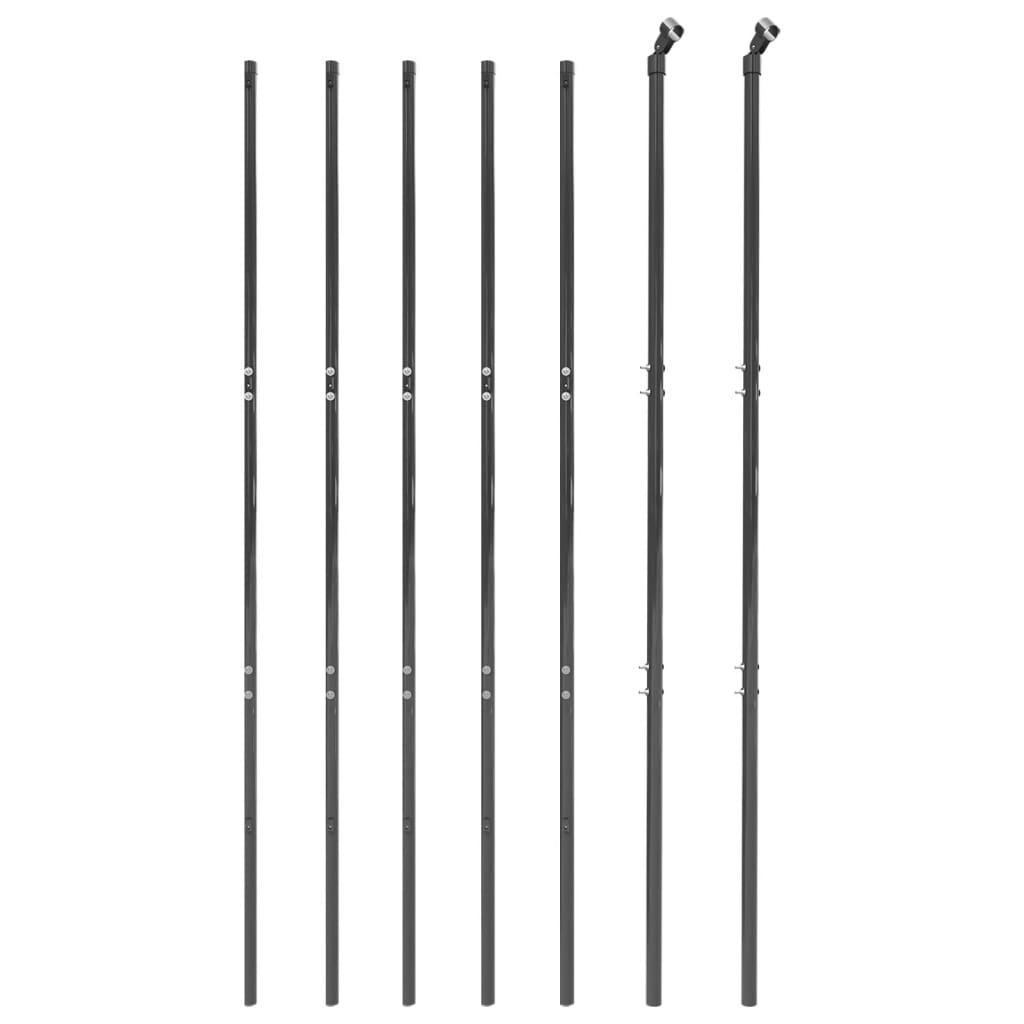Trådnet Hegn Antracit 1,8x10 m Galvaniseret stål