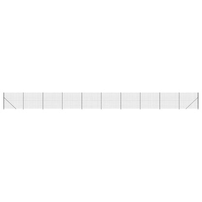 Trådnetshegn med jordflange antracit 1,6x25 m