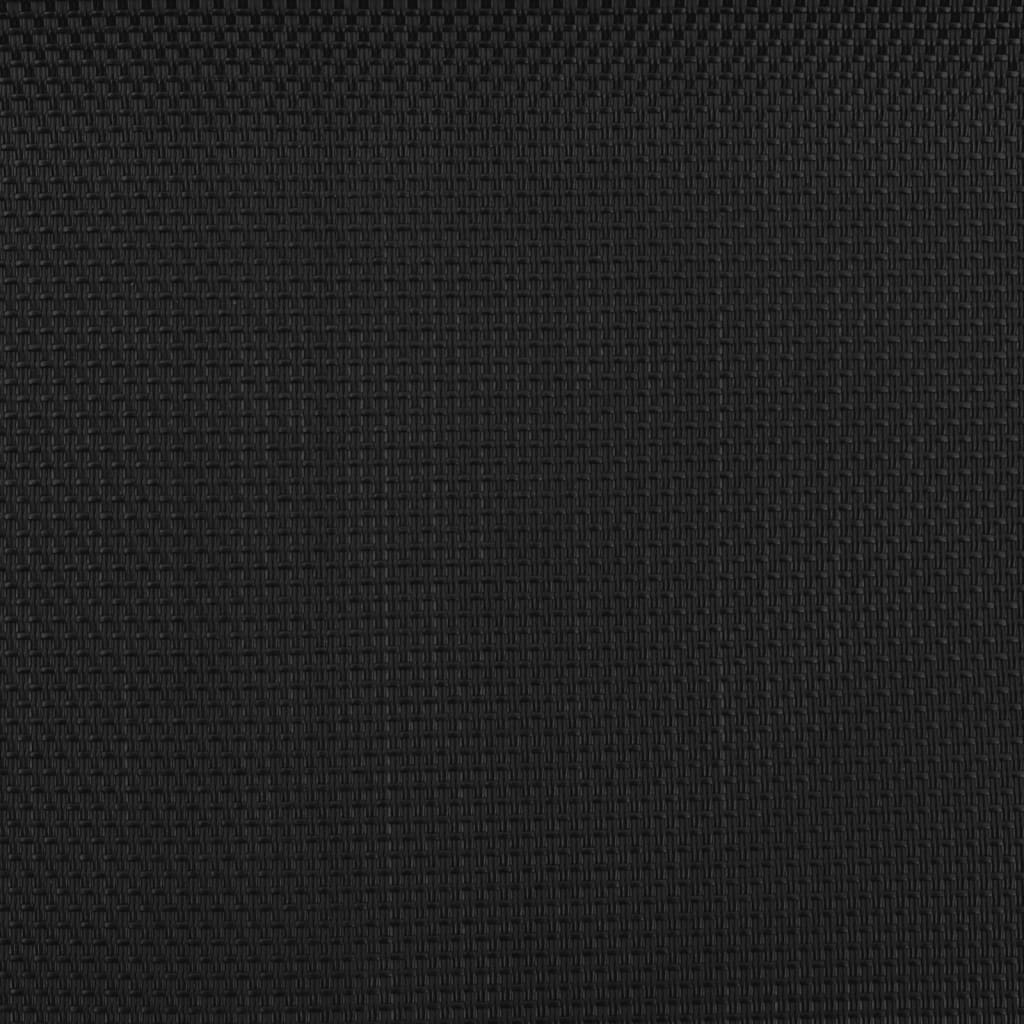 3-tlg. Garten-Lounge-Set mit Kissen Anthrazit Stahl