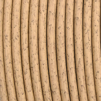 3-tlg. Garten-Lounge-Set mit Kissen Dunkelgrau Poly Rattan