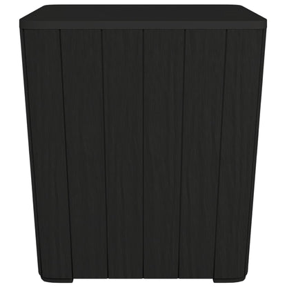 Gartentisch mit Abnehmbarer Tischplatte Schwarz Polypropylen