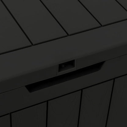 Gartenbox Schwarz 55,5x43x53 cm Polypropylen