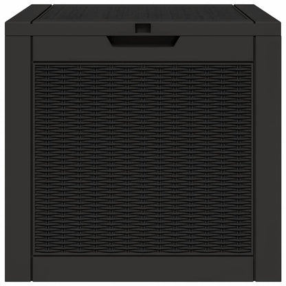 Gartenbox Schwarz 55,5x43x53 cm Polypropylen