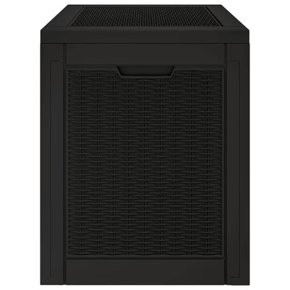 Gartenbox Schwarz 55,5x43x53 cm Polypropylen