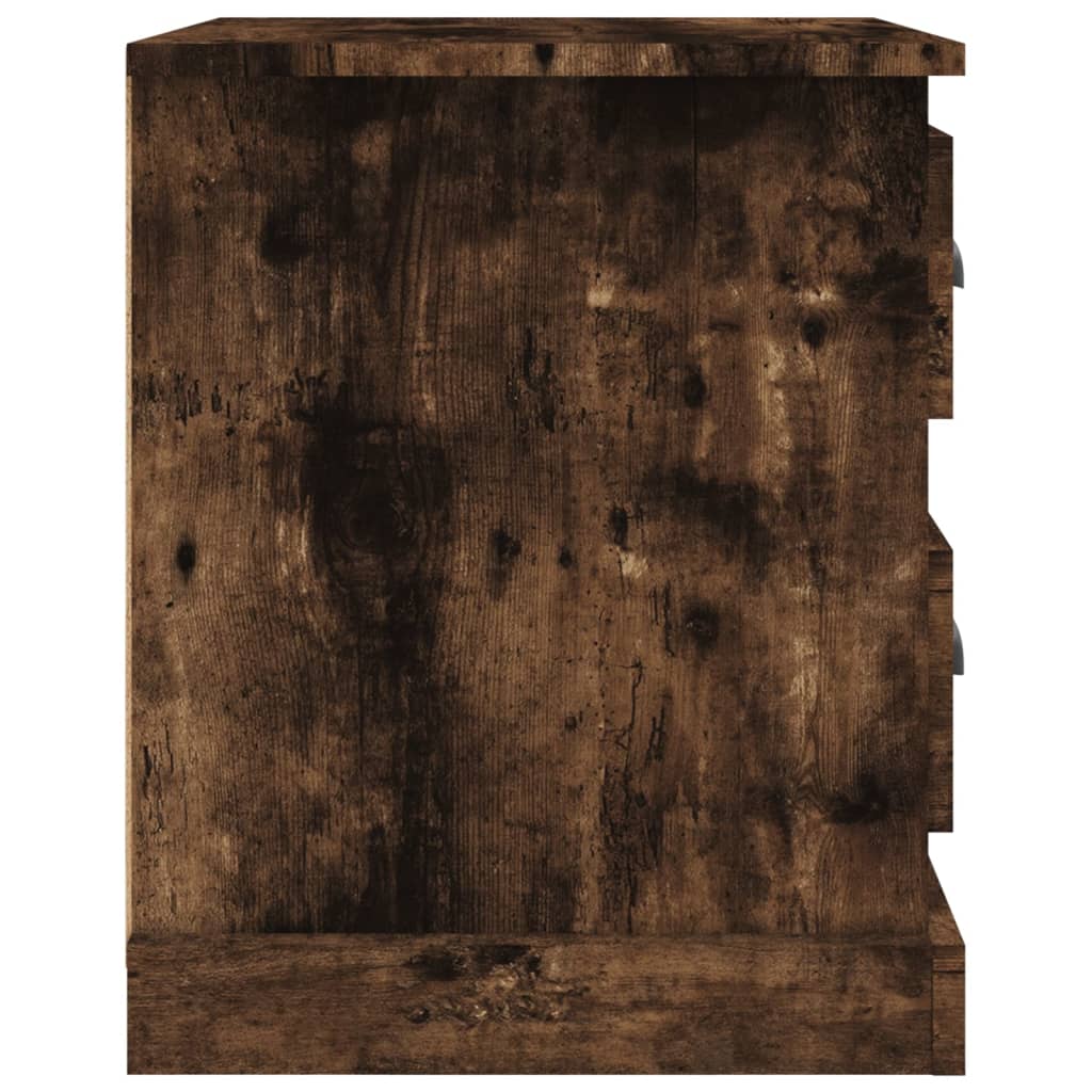 Nachttisch Räuchereiche 39x39x47,5 cm Holzwerkstoff
