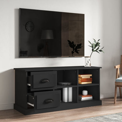 TV-skab Sort 102x35,5x47,5 cm Træ Materiale