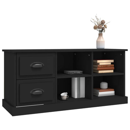 TV-skab Sort 102x35,5x47,5 cm Træ Materiale