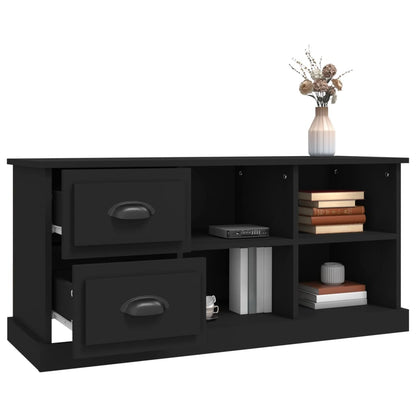 TV-skab Sort 102x35,5x47,5 cm Træ Materiale