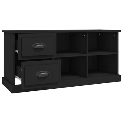 TV-skab Sort 102x35,5x47,5 cm Træ Materiale