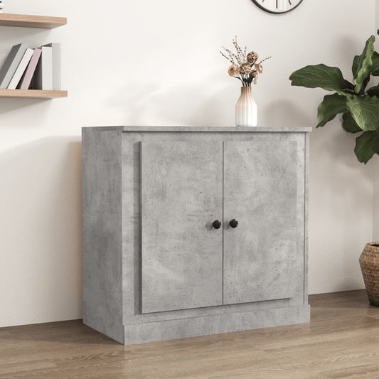 Sideboard Betongrau 70x35,5x67,5 cm Holzwerkstoff