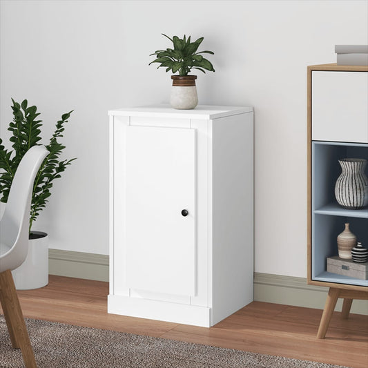 Skænk Hvid 37,5x35,5x67,5 cm Træ Materiale