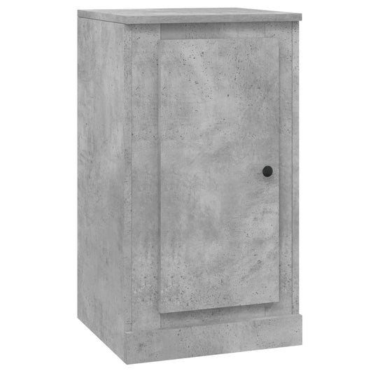 Skænk Beton Grå 37,5x35,5x67,5 cm Træ Materiale