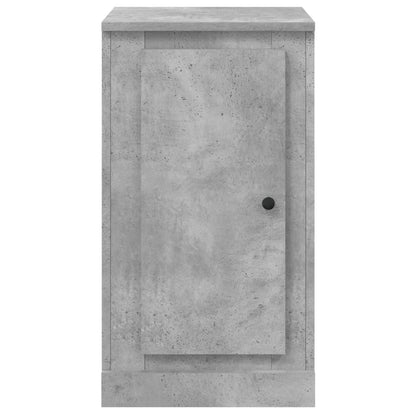 Skænk Beton Grå 37,5x35,5x67,5 cm Træ Materiale