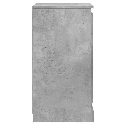 Skænk Beton Grå 37,5x35,5x67,5 cm Træ Materiale
