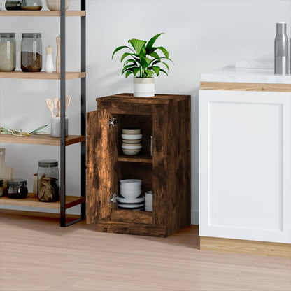 Skænk røget eg 37,5x35,5x67,5 cm træmateriale
