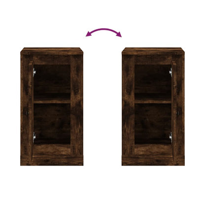 Skænk røget eg 37,5x35,5x67,5 cm træmateriale