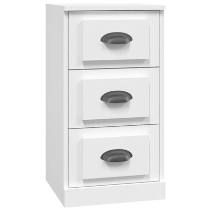 Skænk Hvid 36x35,5x67,5 cm Træ Materiale