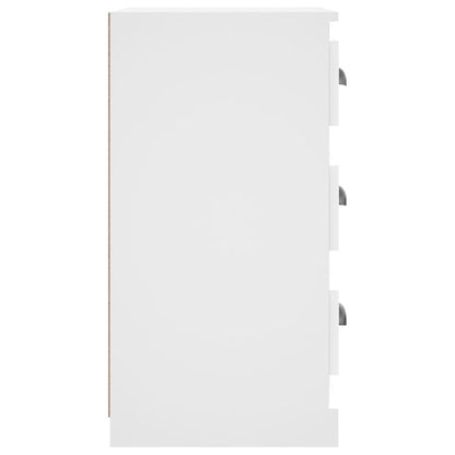 Skænk Hvid 36x35,5x67,5 cm Træ Materiale