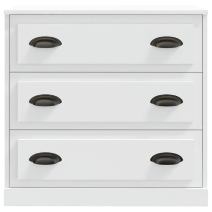 Skænk Hvid 70x35,5x67,5 cm Træ Materiale