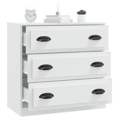 Skænk Hvid 70x35,5x67,5 cm Træ Materiale