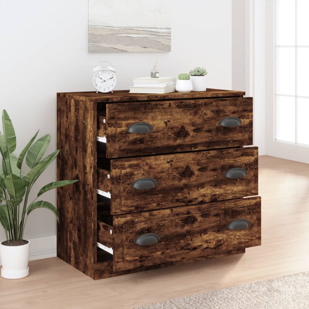 Sideboard Räuchereiche 70x35,5x67,5 cm Holzwerkstoff