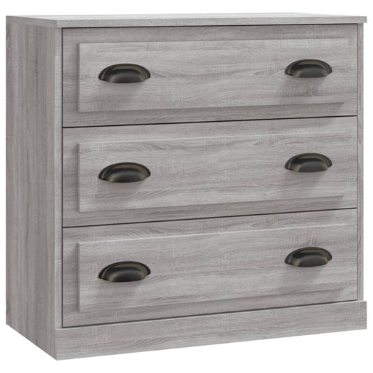 Skænk Grå Sonoma 70x35,5x67,5 cm træmateriale
