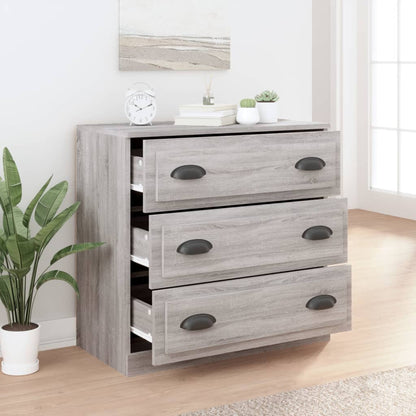 Skænk Grå Sonoma 70x35,5x67,5 cm træmateriale
