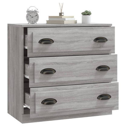 Skænk Grå Sonoma 70x35,5x67,5 cm træmateriale