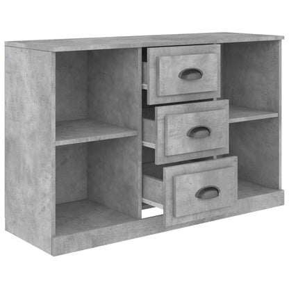 Skænk Beton Grå 104,5x35,5x67,5 cm Træ Materiale