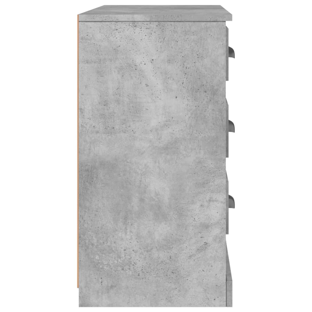 Skænk Beton Grå 104,5x35,5x67,5 cm Træ Materiale