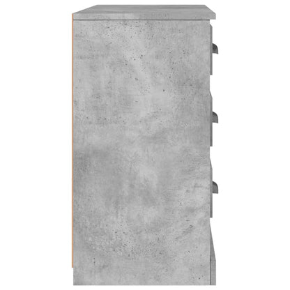 Skænk Beton Grå 104,5x35,5x67,5 cm Træ Materiale
