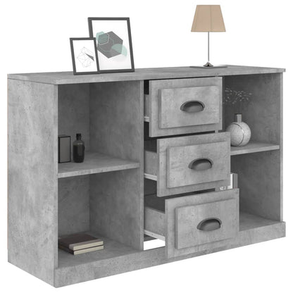 Skænk Beton Grå 104,5x35,5x67,5 cm Træ Materiale