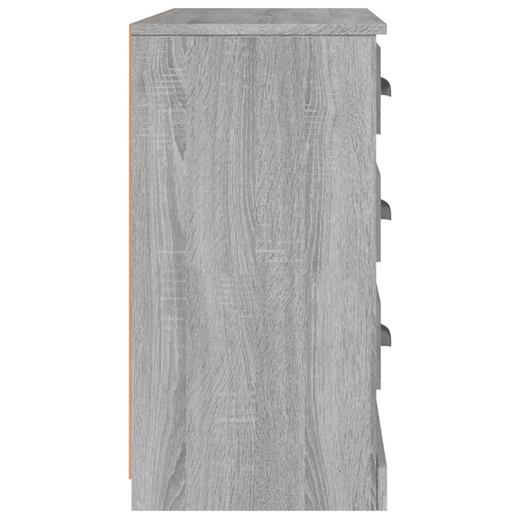 Sideboard Grau Sonoma 104,5x35,5x67,5 cm Holzwerkstoff