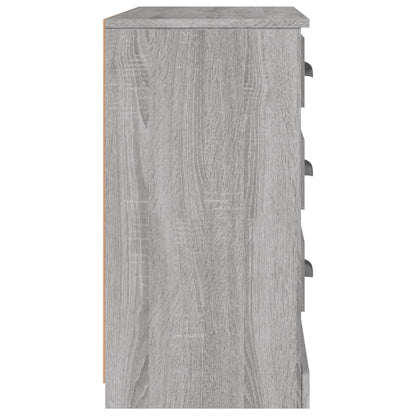 Sideboard Grau Sonoma 104,5x35,5x67,5 cm Holzwerkstoff