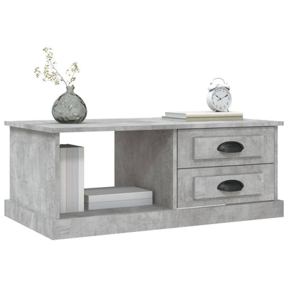 Couchtisch Betongrau 90x50x35 cm Holzwerkstoff