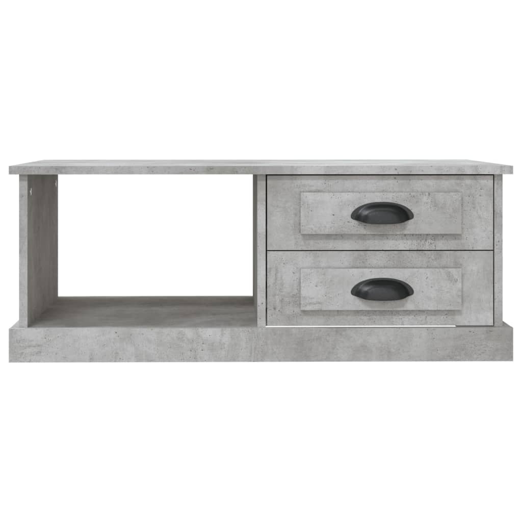 Couchtisch Betongrau 90x50x35 cm Holzwerkstoff