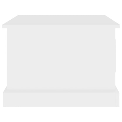 Couchtisch Weiß 50x50x35 cm Holzwerkstoff