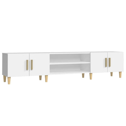TV-skab Hvid 180x31,5x40 cm Træ Materiale