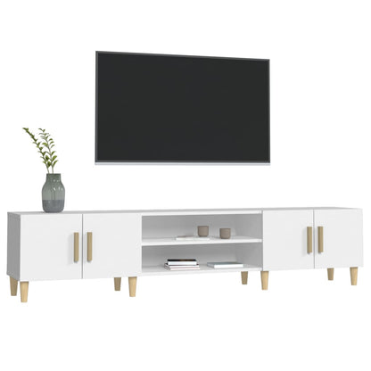 TV-skab Hvid 180x31,5x40 cm Træ Materiale