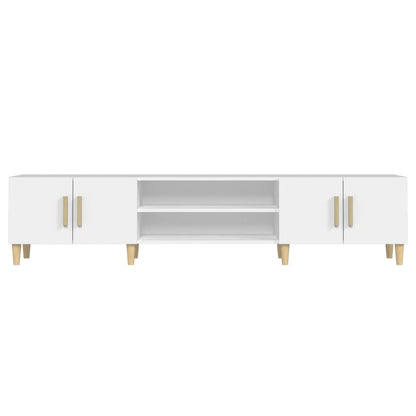 TV-skab Hvid 180x31,5x40 cm Træ Materiale