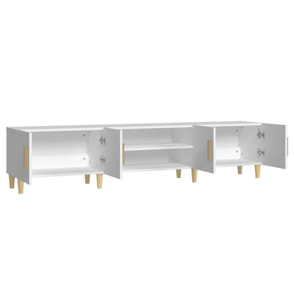 TV-skab Hvid 180x31,5x40 cm Træ Materiale